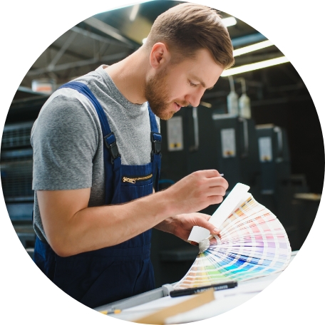 Quality checking colors